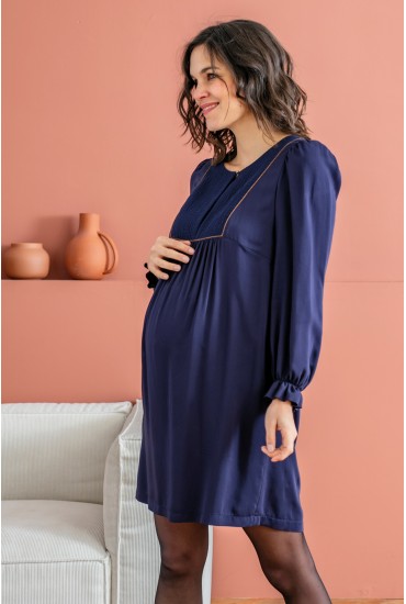 Robe de maternité Jill blue