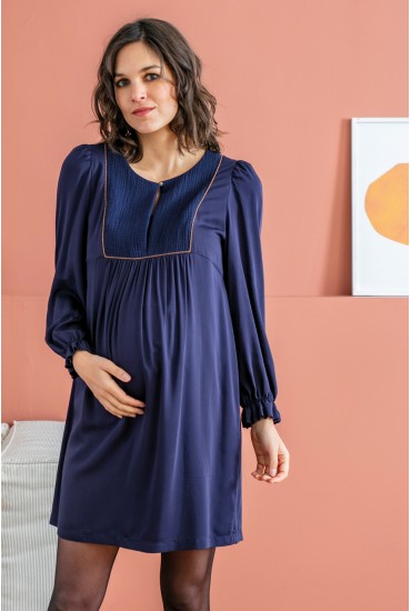 Robe de maternité Jill blue